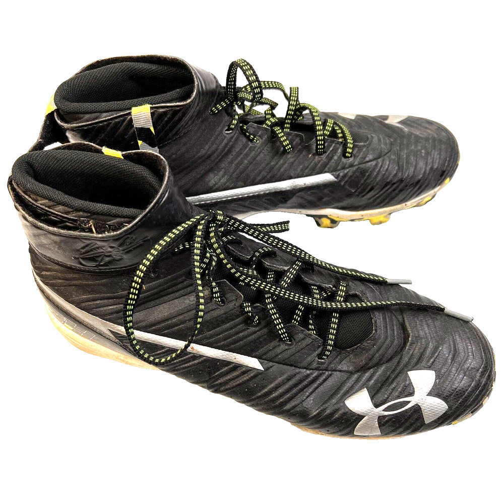 Under Armour Baseball Cleats Men's 9.5 Black Sports Shoes 4201487750 Athletic